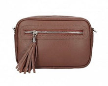 Load image into Gallery viewer, TAMMY Italian leather large cross body bag