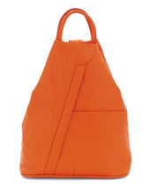 Load image into Gallery viewer, PAMELA Italian soft leather medium sized backpack