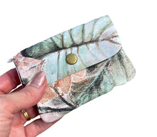 Load image into Gallery viewer, BECKY  Small Italian leather button purse