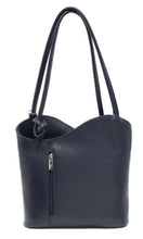 Load image into Gallery viewer, HARRIET Italian leather convertible backpack