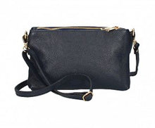 Load image into Gallery viewer, GILLIAN Italian leather clutch/cross body bag