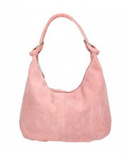 Load image into Gallery viewer, FREYA - Suede slouch shoulder bag