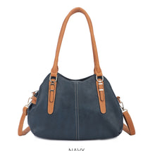 Load image into Gallery viewer, Triple compartment shoulder bag