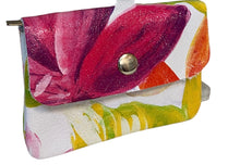 Load image into Gallery viewer, BECKY  Small Italian leather button purse