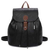 Load image into Gallery viewer, Two tone backpack with leather trim