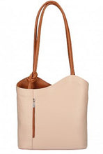 Load image into Gallery viewer, HARRIET Italian leather convertible backpack