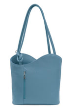 Load image into Gallery viewer, HARRIET Italian leather convertible backpack