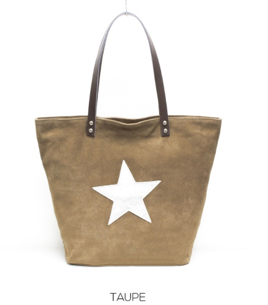 ISABELLA  Genuine suede bag with silver star
