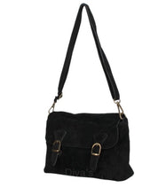 Load image into Gallery viewer, MIA Italian suede/leather messenger bag