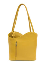 Load image into Gallery viewer, HARRIET Italian leather convertible backpack