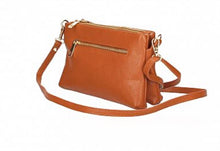 Load image into Gallery viewer, GILLIAN Italian leather clutch/cross body bag