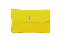 Load image into Gallery viewer, TESSA Italian leather clutch bag with shoulder strap