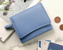 Load image into Gallery viewer, VERONICA small leather purse with RFID protection