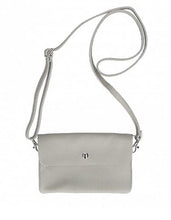 Load image into Gallery viewer, TESSA Italian leather clutch bag with shoulder strap
