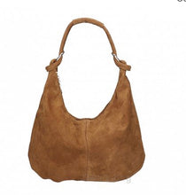 Load image into Gallery viewer, FREYA - Suede slouch shoulder bag