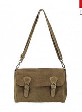 Load image into Gallery viewer, MIA Italian suede/leather messenger bag