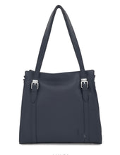 Load image into Gallery viewer, KEIRA Twin buckle Italian leather shoulder bag