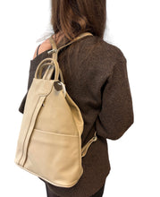 Load image into Gallery viewer, PAMELA Italian soft leather medium sized backpack