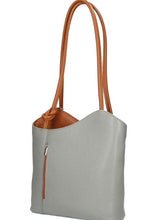 Load image into Gallery viewer, HARRIET Italian leather convertible backpack