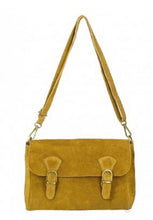 Load image into Gallery viewer, MIA Italian suede/leather messenger bag