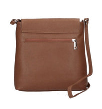 Load image into Gallery viewer, CLAUDIA   Italian leather shoulder bag with zip detail
