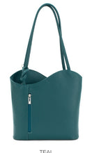 Load image into Gallery viewer, HARRIET Italian leather convertible backpack