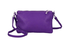 Load image into Gallery viewer, GILLIAN Italian leather clutch/cross body bag