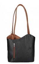 Load image into Gallery viewer, HARRIET Italian leather convertible backpack