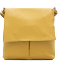 Load image into Gallery viewer, PEYTON Italian leather large cross body bag