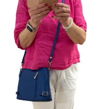 Load image into Gallery viewer, DANIELLE Italian leather cross body bag