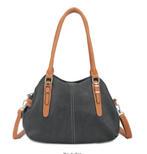 Load image into Gallery viewer, Triple compartment shoulder bag