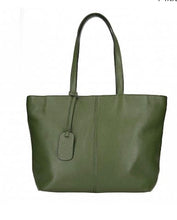 Load image into Gallery viewer, VERITY Large Italian leather handbag