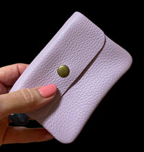 Load image into Gallery viewer, BECKY  Small Italian leather button purse