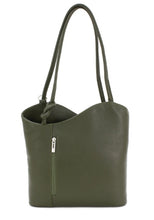 Load image into Gallery viewer, HARRIET Italian leather convertible backpack