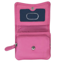 Load image into Gallery viewer, VERONICA small leather purse with RFID protection