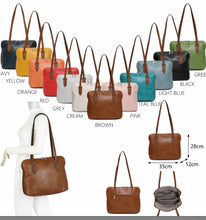 Load image into Gallery viewer, Two tone shoulder bag