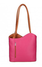 Load image into Gallery viewer, HARRIET Italian leather convertible backpack