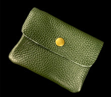 Load image into Gallery viewer, BECKY  Small Italian leather button purse