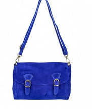 Load image into Gallery viewer, MIA Italian suede/leather messenger bag