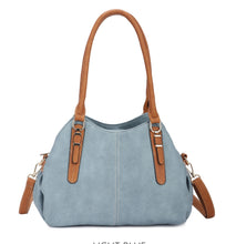 Load image into Gallery viewer, Triple compartment shoulder bag