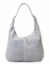 Load image into Gallery viewer, FREYA - Suede slouch shoulder bag
