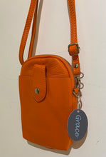 Load image into Gallery viewer, GEORGIA Italian leather phone/cross body bag