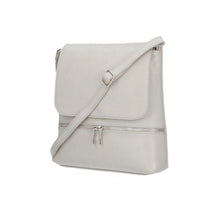 Load image into Gallery viewer, CLAUDIA Italian leather shoulder bag with zip detail