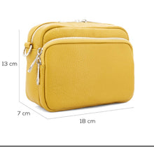 Load image into Gallery viewer, TINA Italian leather front pocket cross body bag