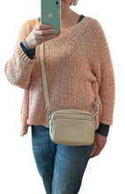 Load image into Gallery viewer, TINA Italian leather front pocket cross body bag