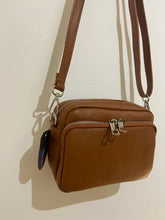 Load image into Gallery viewer, TINA Italian leather front pocket cross body bag