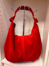 Load image into Gallery viewer, FREYA - Suede slouch shoulder bag
