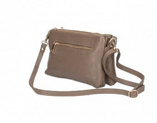 Load image into Gallery viewer, GILLIAN Italian leather clutch/cross body bag