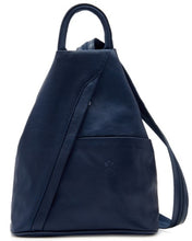 Load image into Gallery viewer, PAMELA Italian soft leather medium sized backpack