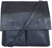 Load image into Gallery viewer, PEYTON Italian leather large cross body bag